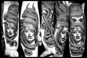 Medusa Gorgon tattoo idea