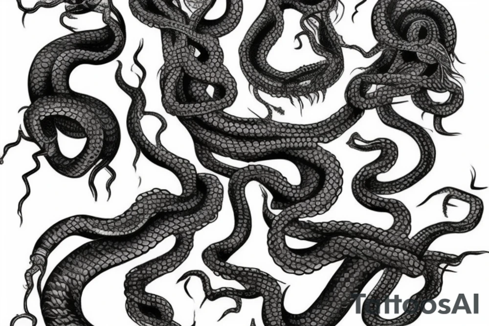Medusa Gorgon tattoo idea