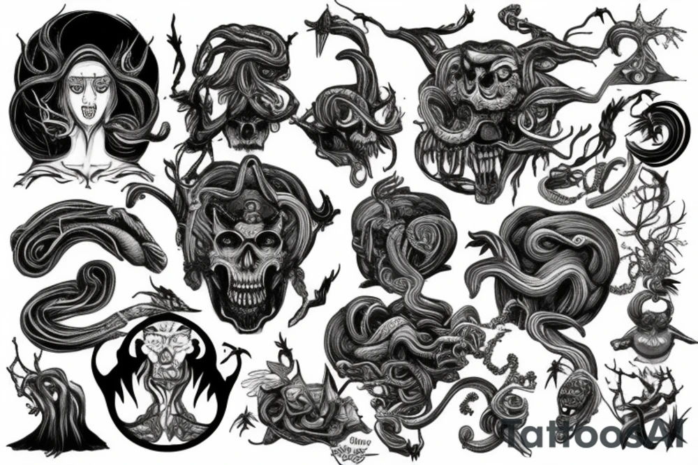 Gorgon tattoo idea
