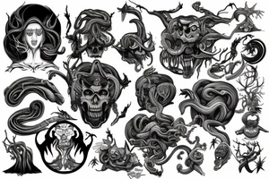 Gorgon tattoo idea
