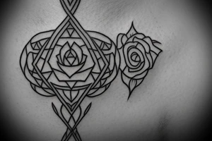 Neck tattoo with barbed wire tattoo idea
