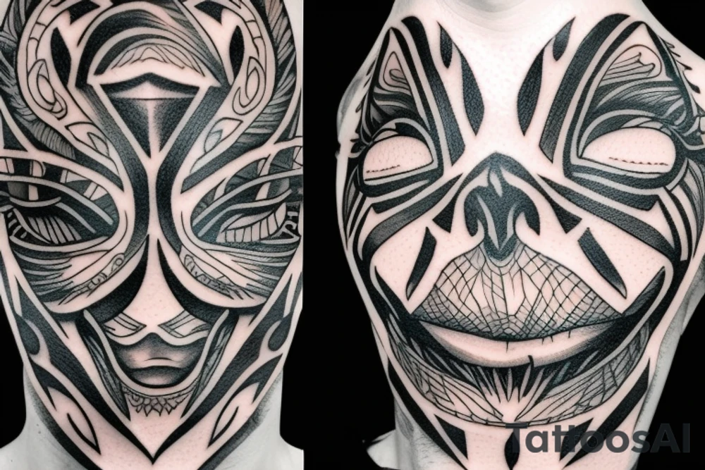 Neck tattoo, many eyes with barbed wire going around them tattoo idea