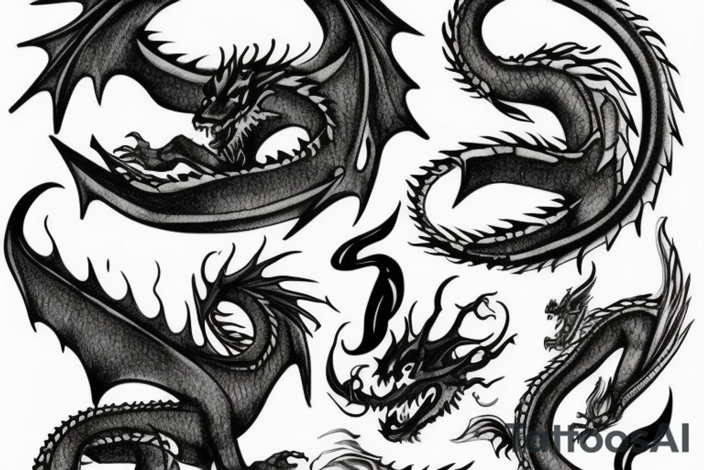 Dragon tattoo idea