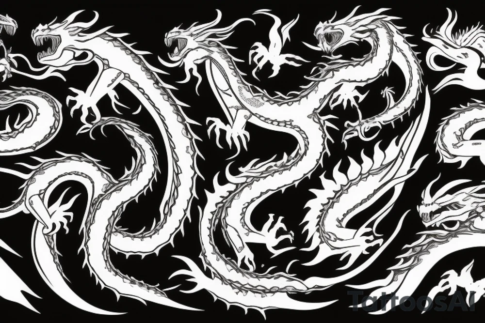 Dragon tattoo idea