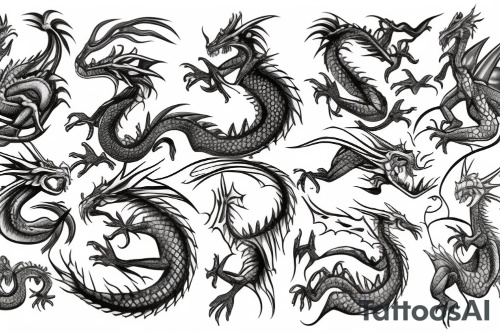 Dragon tattoo idea