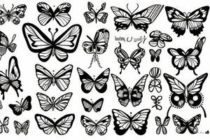 Butterfly tattoo idea