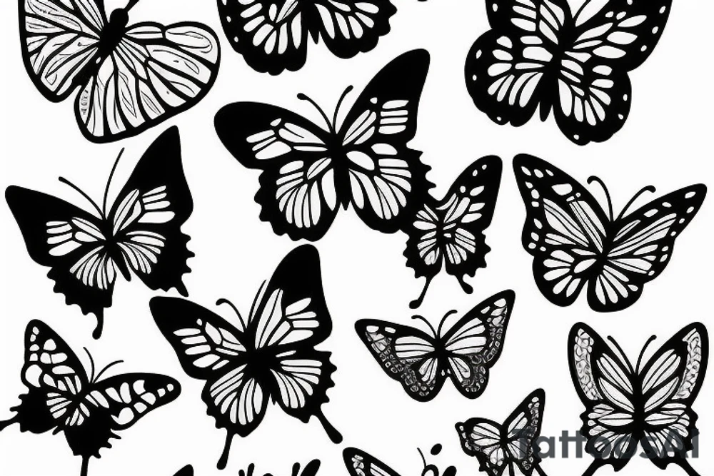 Butterfly tattoo idea