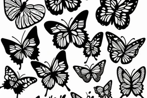Butterfly tattoo idea