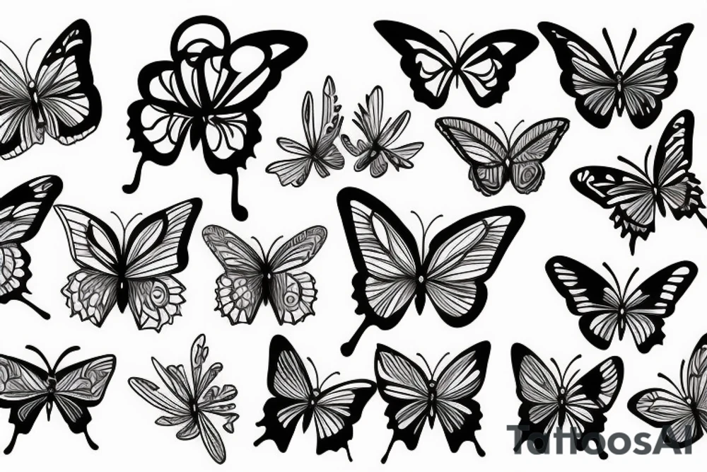 Butterfly tattoo idea