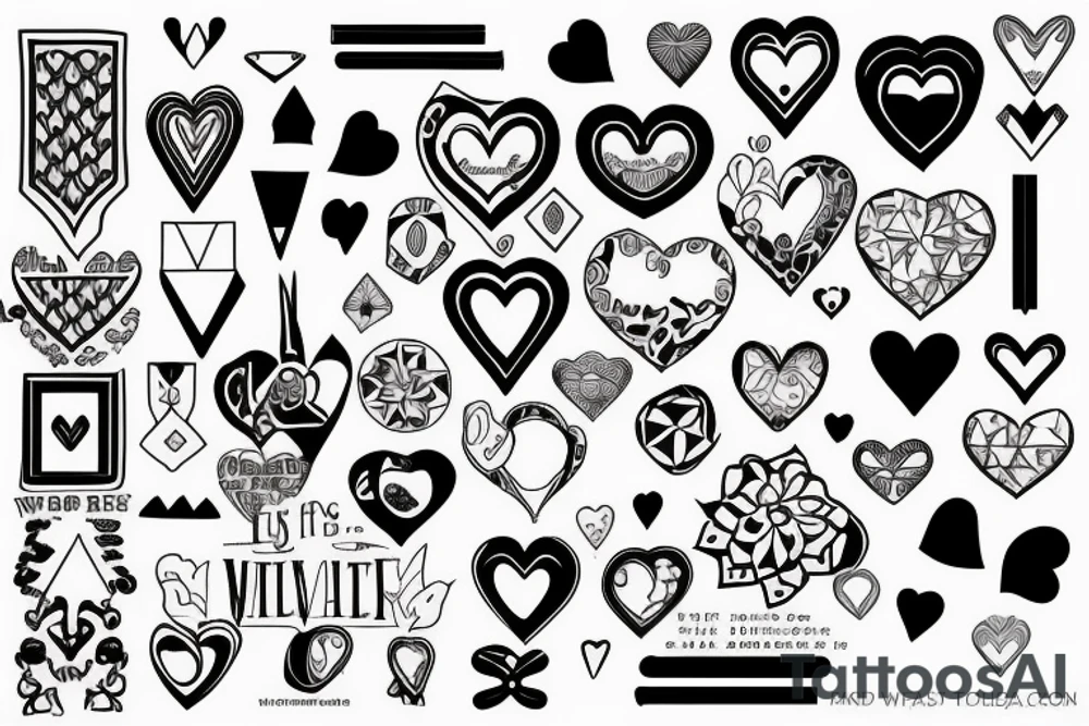 War of Hearts by Ruelle tattoo idea