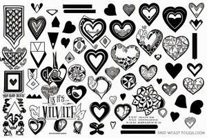 War of Hearts by Ruelle tattoo idea