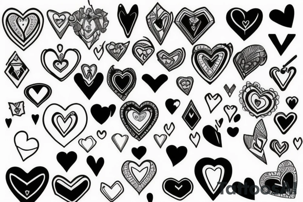 War of Hearts by Ruelle tattoo idea