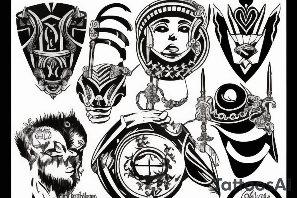 Gladiator tattoo idea
