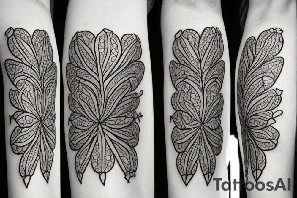 shamrock with only three leaves and a long stem tattoo idea shamrock with only three leaves and a long stem tattoo idea