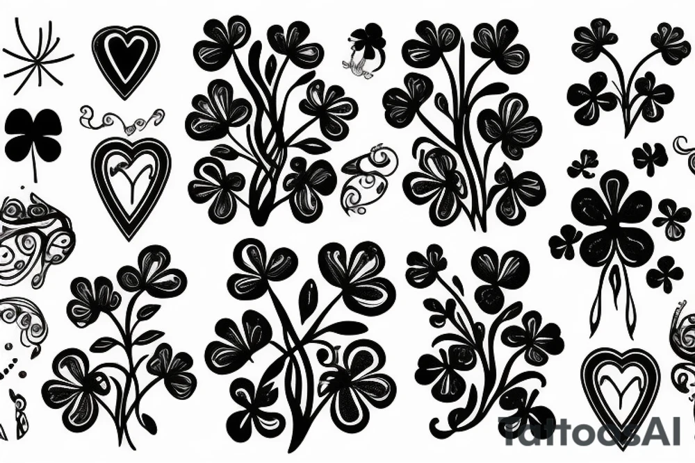 shamrock tattoo idea
