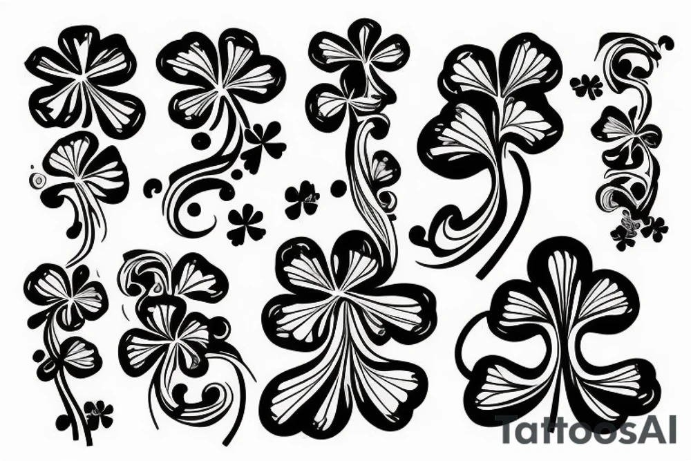 shamrock tattoo idea
