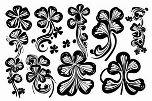 shamrock tattoo idea