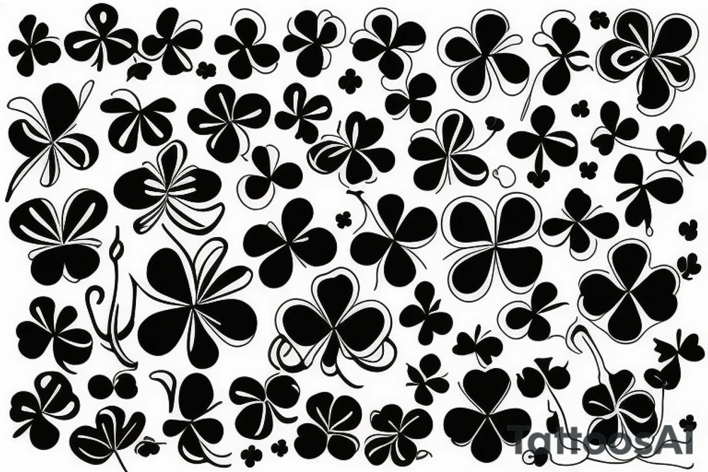 shamrock tattoo idea