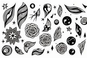 galaxia tattoo idea