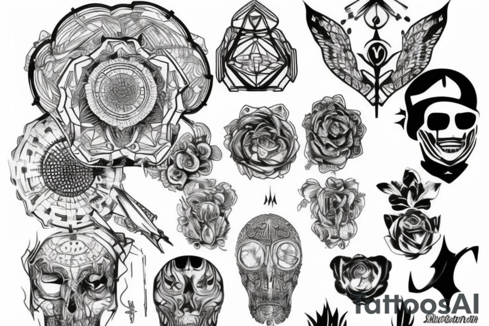 techno tattoo idea