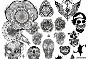 techno tattoo idea
