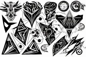 techno tattoo idea