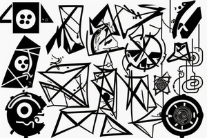 techno rave tattoo idea