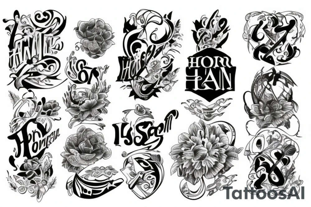 honor tattoo idea