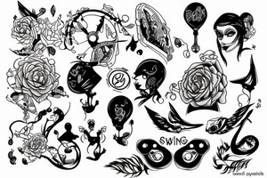 swing tattoo idea