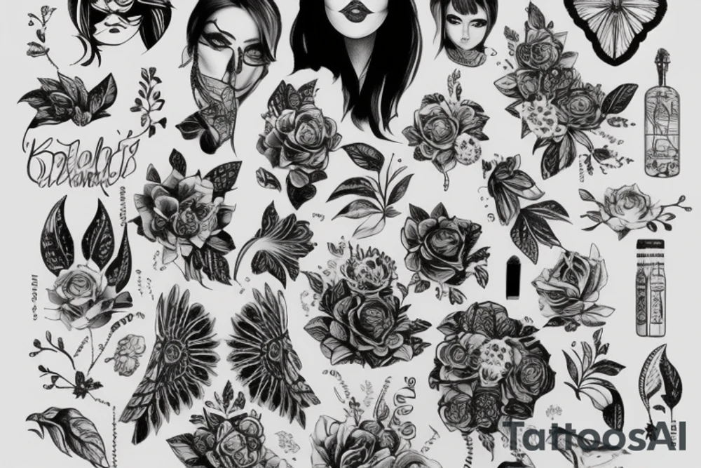 Колба для кальяна tattoo idea