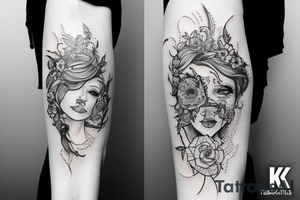 Колба для кальяна tattoo idea