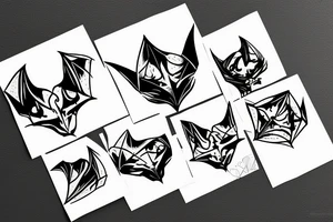 the bat tattoo idea