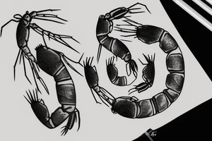 Prawn tattoo idea