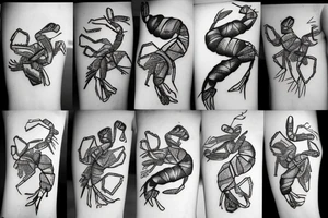Prawn tattoo idea