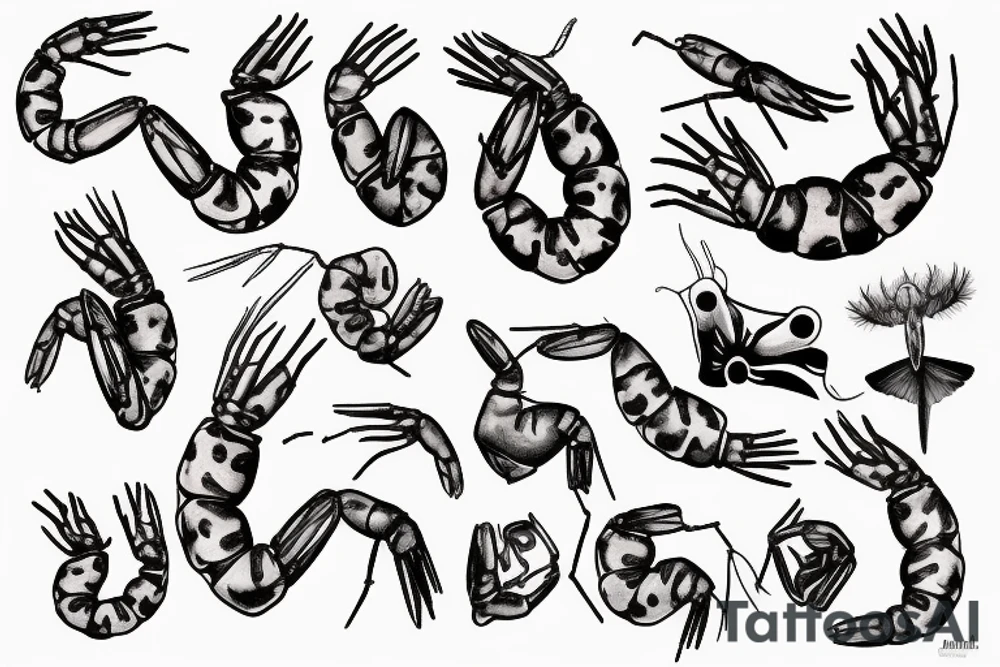 Prawn tattoo idea