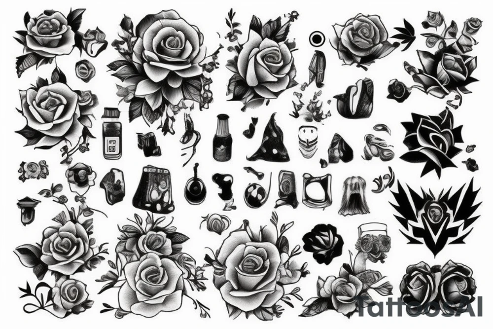 A design of representation of everything tattoo idea