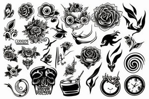Simple design of everything tattoo idea