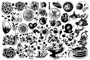 Simple design of everything tattoo idea