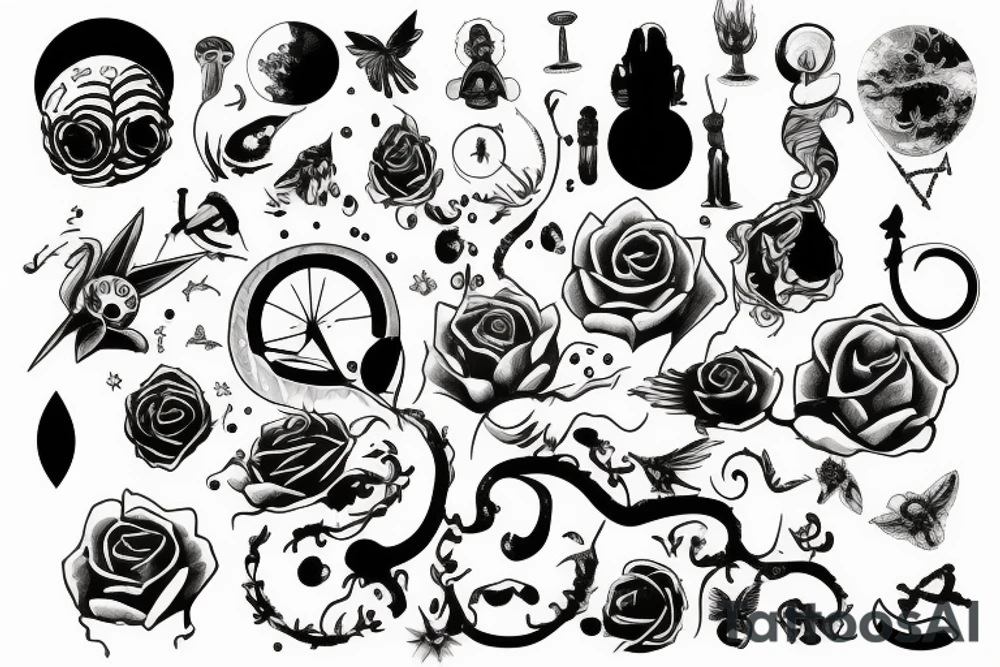 Simple design of everything tattoo idea