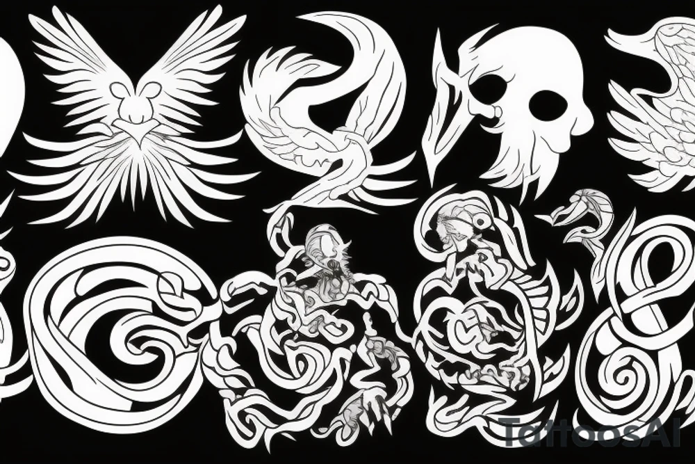 phoenix tattoo idea
