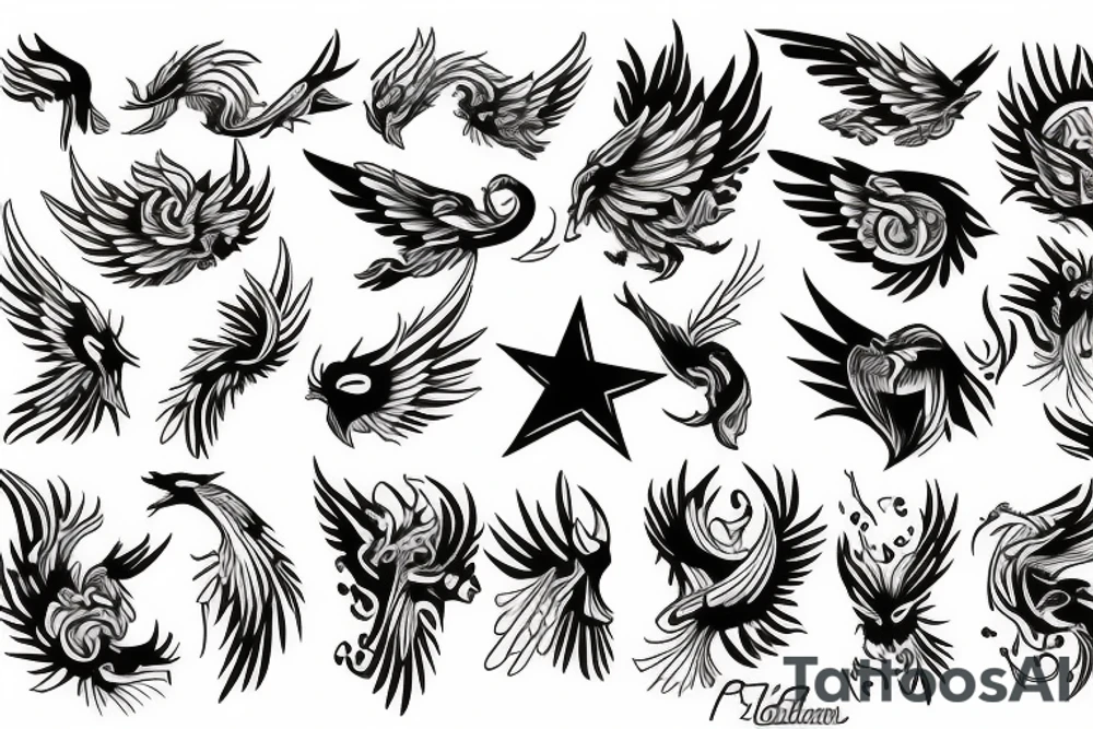phoenix tattoo idea
