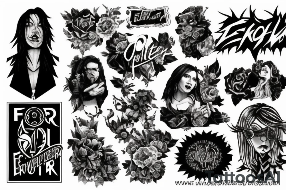 Something related to the song Everlong by the Foo Fighter tattoo idea