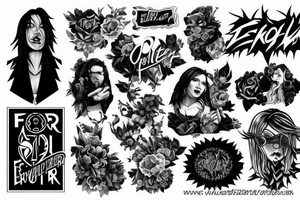 Something related to the song Everlong by the Foo Fighter tattoo idea