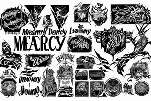 NO MERCY tattoo idea