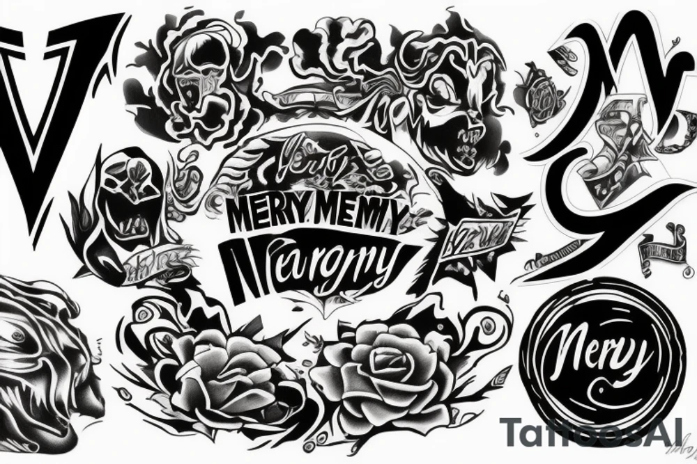 NO MERCY tattoo idea