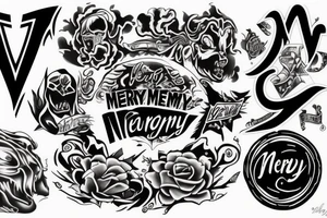NO MERCY tattoo idea