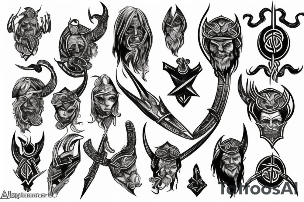 Viking tattoo idea