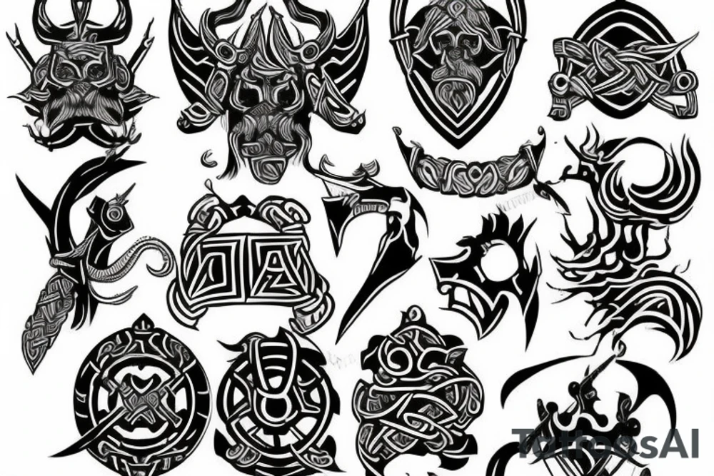 Viking tattoo idea