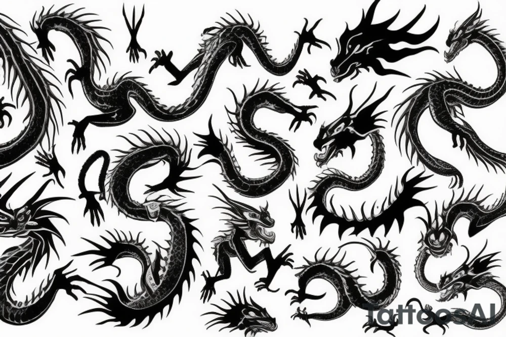 Dragon tattoo idea