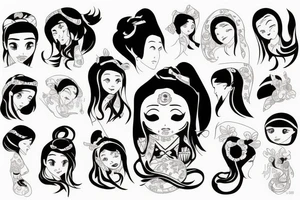 nezuko tattoo idea